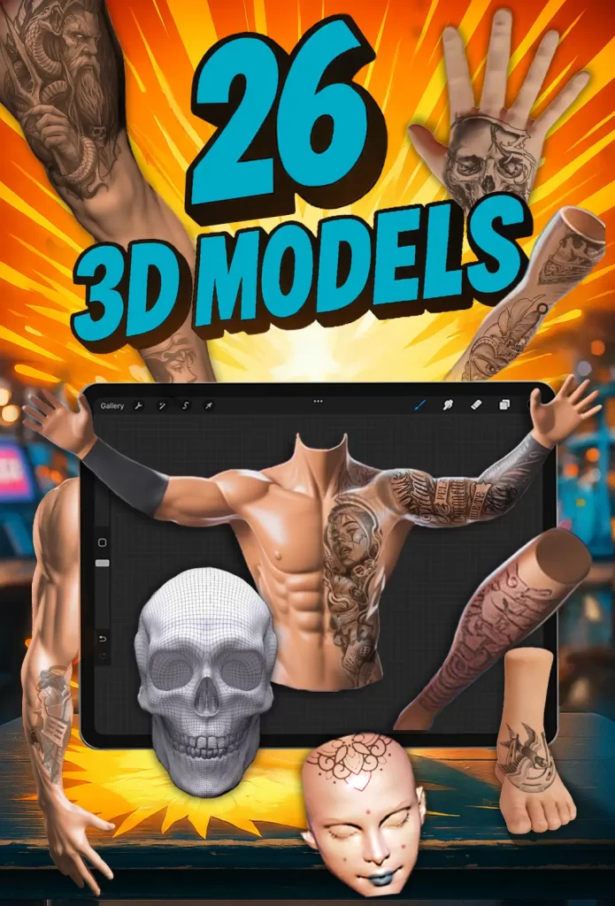brush-modelo-3d-tatuador